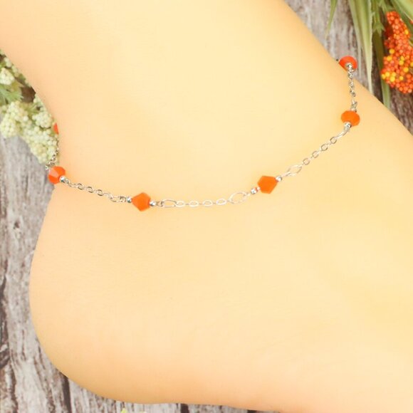 Dainty Anklet for Women – Elegant Everyday Jewelry & Perfect Gift | MLCRC1775 - Picture 4 of 10